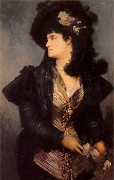 漢斯 馬卡特 portrait of a lady